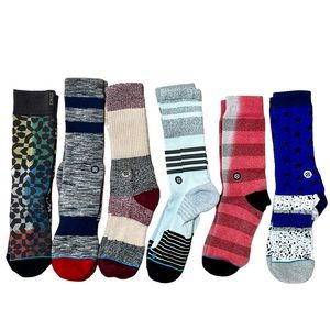6 Pair size 9-13 Men’s Stance Athletic Socks/Golf/Hike/Run/Skateboard/Badketball